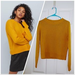 Yellow Knit Sweater